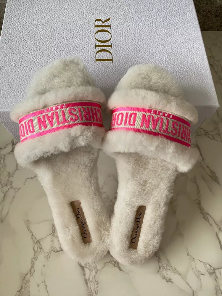 Christian Dior Chez Moi Sandal Mules Slides Shoes Flats