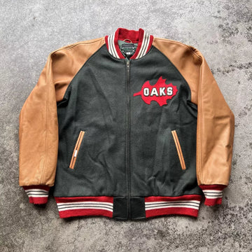 Stall & Dean Oakland Oaks MLB Jacket - Green, Size XL