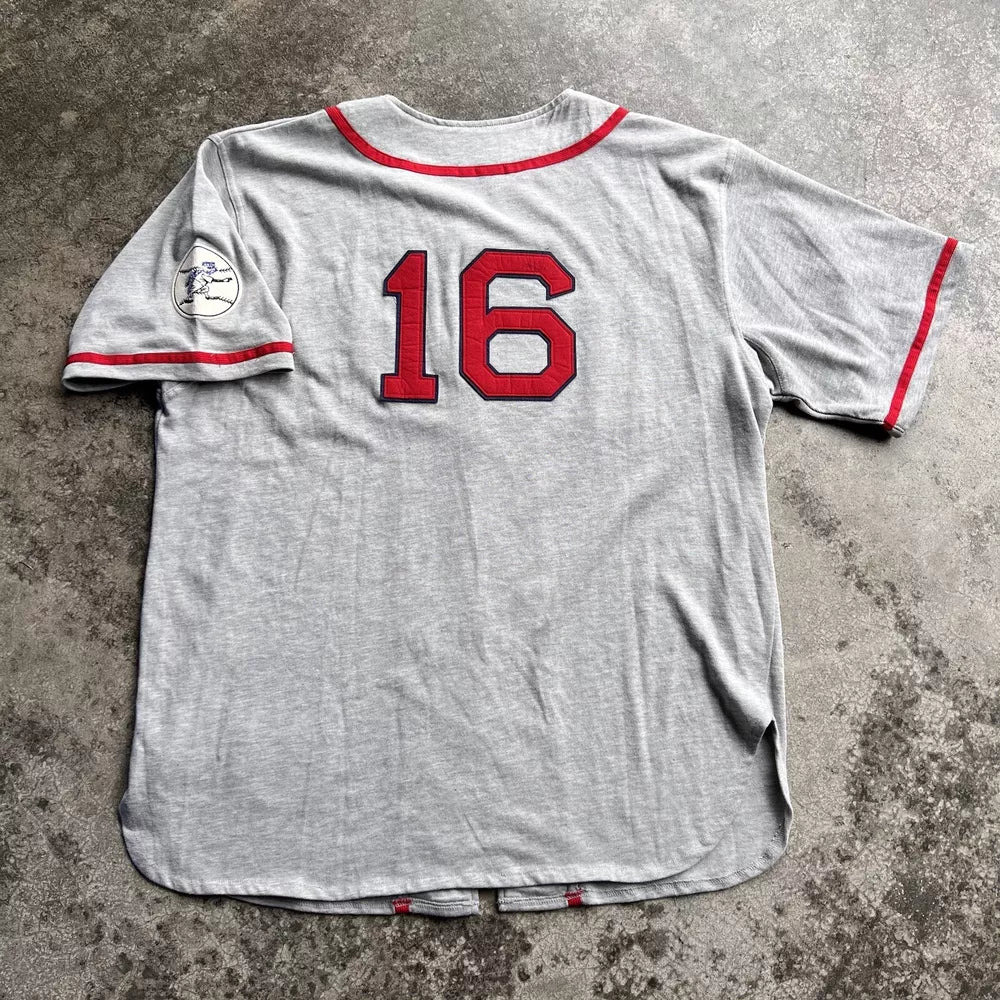 Ebbets Field Flannels Portland Beavers Baseball Jersey - Gray, Size 2XL