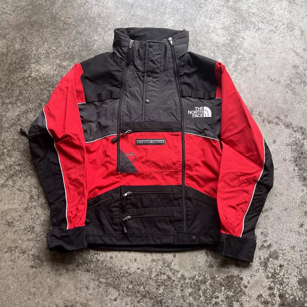 Vintage The North Face Steep Tech Ski Jacket - Red, Size S